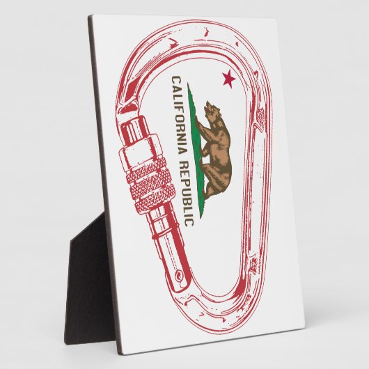 California Climbing Carabiner Fotoplatte (Seite)