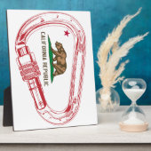 California Climbing Carabiner Fotoplatte (Seite)