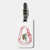 California Climbing Carabiner Gepäckanhänger (Vorderseite vertikal)