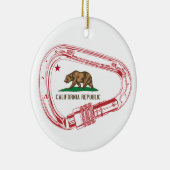 California Climbing Carabiner Keramikornament (Rechts)