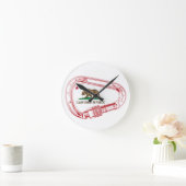 California Climbing Carabiner Runde Wanduhr (Zuhause)