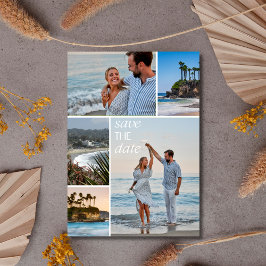 California Coast Beach Hochzeit Save the Date