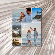 California Coast Beach Hochzeit Save the Date