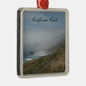 California Coast Christmas Ornament Highway One Aus Metall (Rechts)