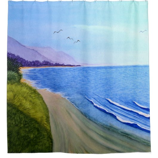 California Coast Duschvorhang (Vorderseite)