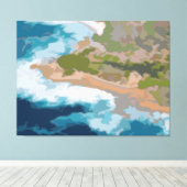 California Coast Painting Leinwanddruck (Insitu (Holzboden))