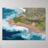 California Coast Painting Poster (Vorne)