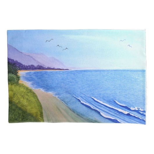 California Coast Pillowcase Kissenbezug (Vorderseite-Links)