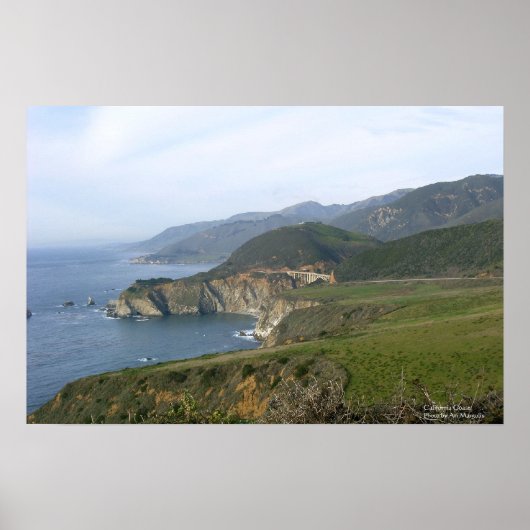 California Coast Poster (Vorne)