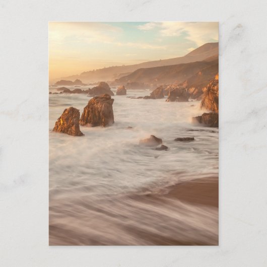 California Coast Scenery View Postkarte (Vorderseite)