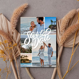 California Coastal 3 Foto Beach Wedding Save The Date