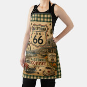 California Coastal Coffee Kitchen Route 66 Schürze (InSitu)