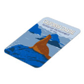 California Coastal National Monument Harbor Siegel Magnet (Linke Seite)