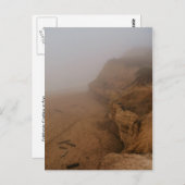 California Coastline in Nebel Postkarte (Vorne/Hinten)