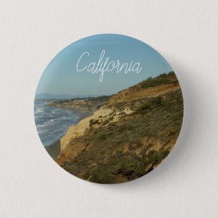 California Coastline Landschaftliche Reiselandscha Button