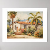 California Colonial Zuhause Poster (Vorne)