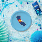 California Colorado-Flaggen-Teller Pappteller (Party)