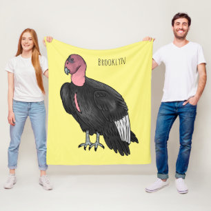 California condor bird Cartoon Fleecedecke