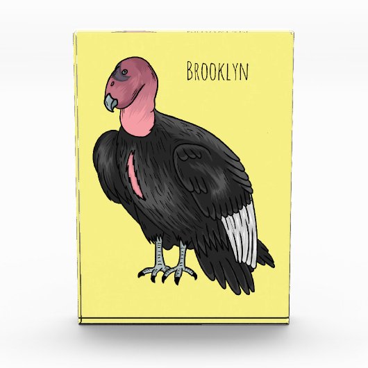 California condor bird Cartoon Fotoblock (Vorderseite)