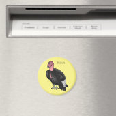California condor bird Cartoon Magnet (In Situ (Geschirrspüler))