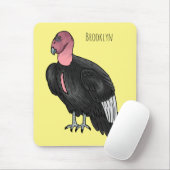 California condor bird Cartoon Mousepad (Mit Mouse)