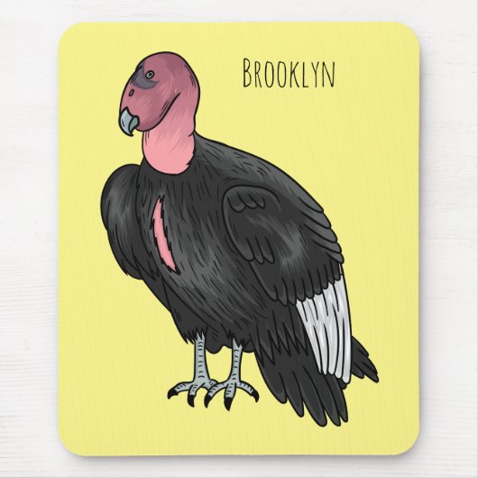 California condor bird Cartoon Mousepad (Vorne)