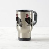 California condor bird Cartoon Reisebecher (VorderseiteRechts)