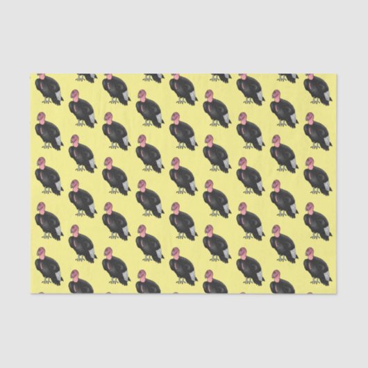 California condor bird Cartoon Seidenpapier (Vorderseite)