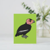 California Condor Postkarte (Stehend Vorderseite)