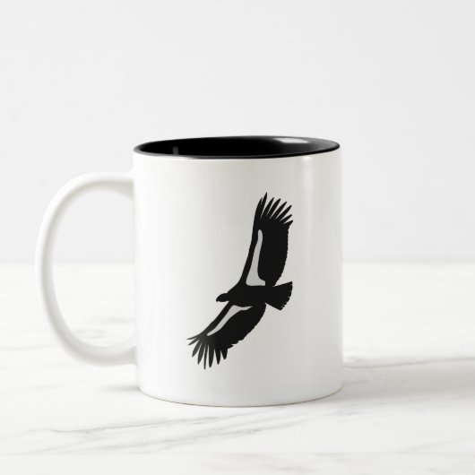 California Condor-Tasse Zweifarbige Tasse (Links)