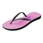 California Cursive Flip Flops Badesandalen (Schrägansicht)