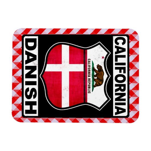 California Danish Magnet (Horizontal)