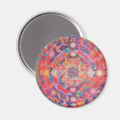 California Daz e Mandala Magnet (Vorderseite/Rückseite)