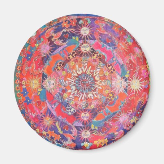 California Daz e Mandala Magnet (Vorne)