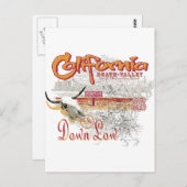 California Death Valley Postkarte (Vorne/Hinten)