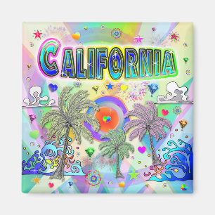 California Deep Dream Magnet