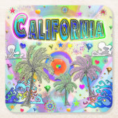 California Deep Dream Untersetzer (Vorderseite)