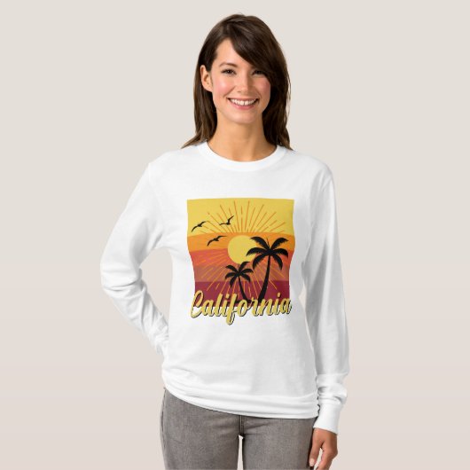 California Design - Basic Long Sleeve T - Shirt (Vorne ganz)