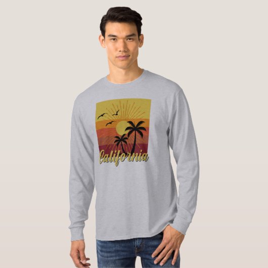 California Design - Basic Long Sleeve T - Shirt (Vorne ganz)