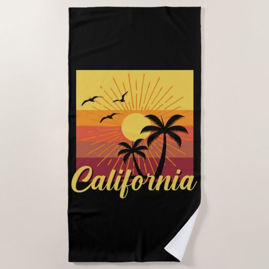 California Design - Strandtuch (Vorderseite)