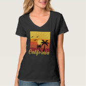 California Design - Women's Basic V-Neck T - Shirt (Vorderseite)