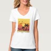 California Design - Women's Basic V-Neck T - Shirt (Vorderseite)
