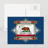 California Diamond Postkarte (Vorne/Hinten)