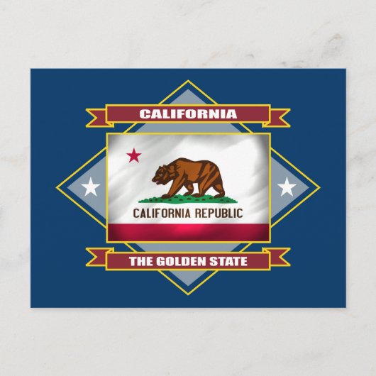 California Diamond Postkarte (Vorderseite)