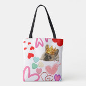 California Dog Lover Trendy Summer Fusion Tasche (Rückseite)