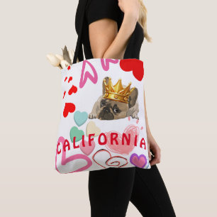 California Dog Lover Trendy Summer Fusion Tasche