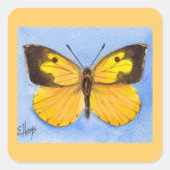 California Dogface Butterfly Sticker (Vorderseite)