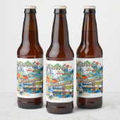 California Dream Bierflaschenetikett (Flaschen)