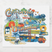 California Dream Bierflaschenetikett (Einzelnes Label)