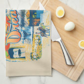 California Dream Geschirrtuch (Viertel Falte)